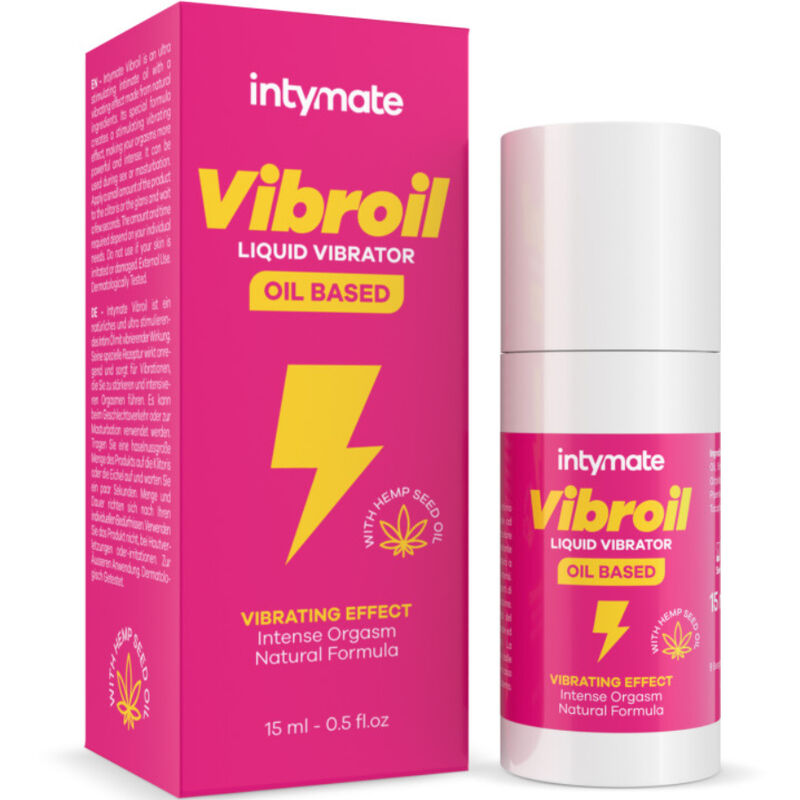 Imagen que nos facilita INTIMATELINE INTYMATE de su producto erótico INTIMATELINE INTYMATE - VIBROIL ACEITE INTIMO PARA ELLA EFECTO VIBRADOR 15 ML para nuestra categoría "DROGUERÍA |Estimulantes para Ellas|Vibrador Líquido".