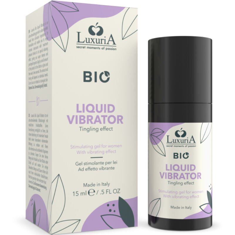 Imagen que nos facilita INTIMATELINE LUXURIA de su producto erótico INTIMATELINE LUXURIA - BIO GEL ESTIMULANTE PARA ELLA EFECTO VIBRADOR 15 ML para nuestra categoría "DROGUERÍA |Estimulantes para Ellas|Vibrador Líquido".