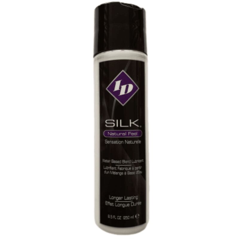 Imagen que nos facilita ID SILK de su producto erótico ID SILK - LUBRICANTE BASE AGUA Y SILICONA NATURAL FEEL 250 ML para nuestra categoría "DROGUERÍA |Lubricantes|Base Silicona + Agua".