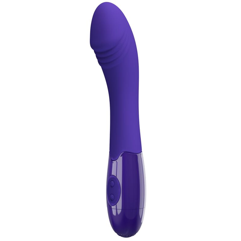 Imagen que nos facilita PRETTY LOVE YOUTH de su producto erótico PRETTY LOVE - ELEMENTAL YOUTH DILDO VIBRADOR VIOLETA para nuestra categoría "JUGUETES BIENESTAR |Vibradores|Vibradores Clasicos anales o vaginales".