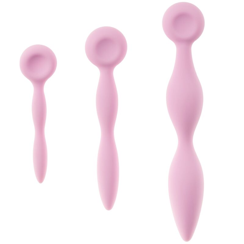 Imagen que nos facilita FEMINTIMATE de su producto erótico FEMINTIMATE - INTIMRELAX SET 3 DILATADORES VAGINALES para nuestra categoría "JUGUETES BIENESTAR |Juguetes para Mujeres|Dilatador Vaginal-Anal".