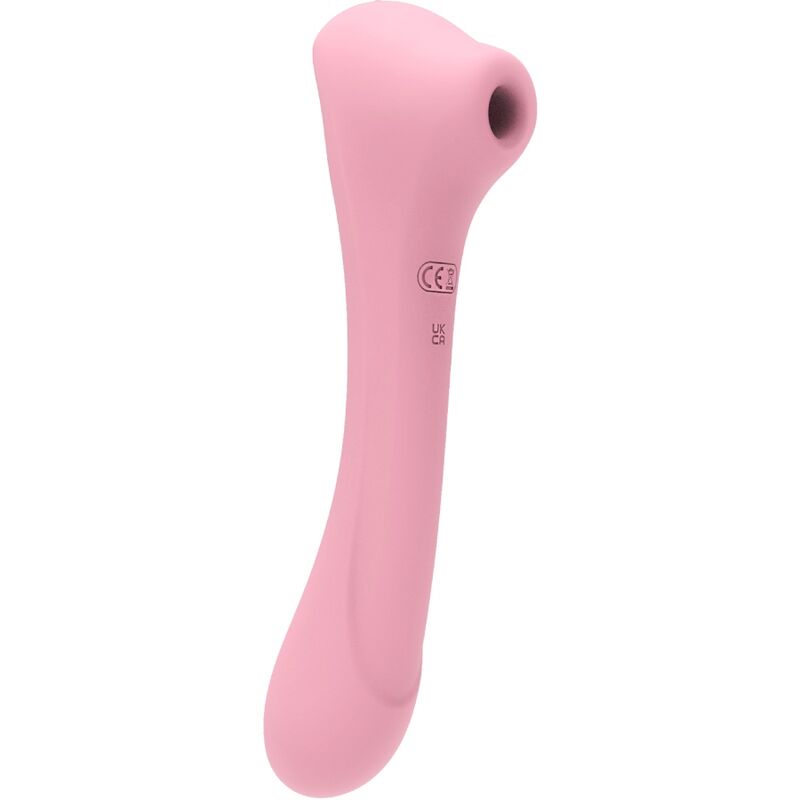 Imagen que nos facilita FEMINTIMATE de su producto erótico FEMINTIMATE - DAISY MASSAGER SUCCIONADOR Y VIBRADOR ROSA para nuestra categoría "JUGUETES BIENESTAR |Vibradores|Vibradores Succionadores Ondas Presión".