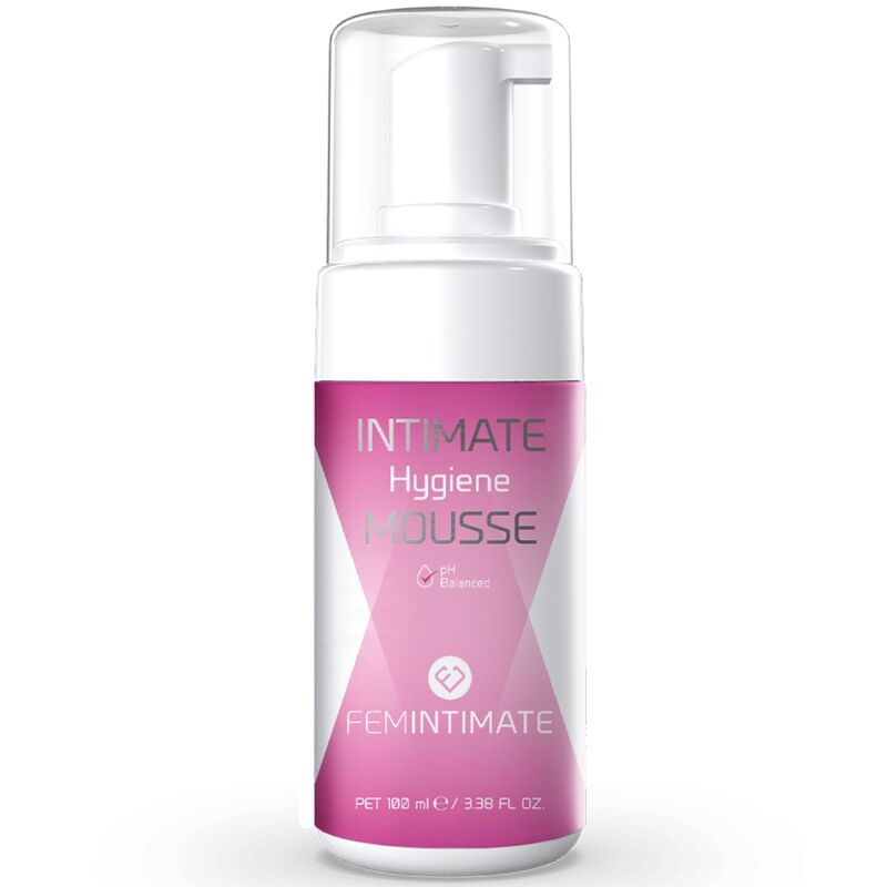 Imagen que nos facilita FEMINTIMATE de su producto erótico FEMINTIMATE - INTIMATE LIMPIADOR MOUSSE 100 ML para nuestra categoría "DROGUERÍA |Desinfección  y Mantenimiento |Limpieza íntima".