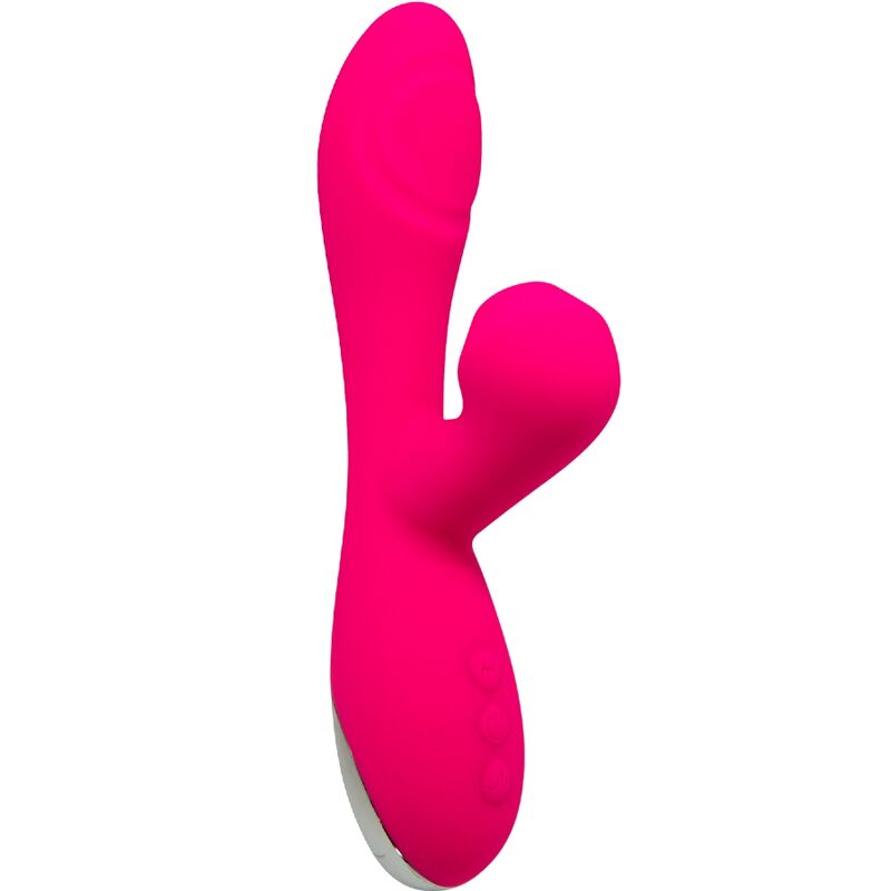 Imagen que nos facilita ALIVE de su producto erótico ALIVE - CARIBBEAN SHINE VIBRADOR & SUCCIONADOR FUCSIA para nuestra categoría "JUGUETES BIENESTAR |Vibradores|Vibradores Rabbit".