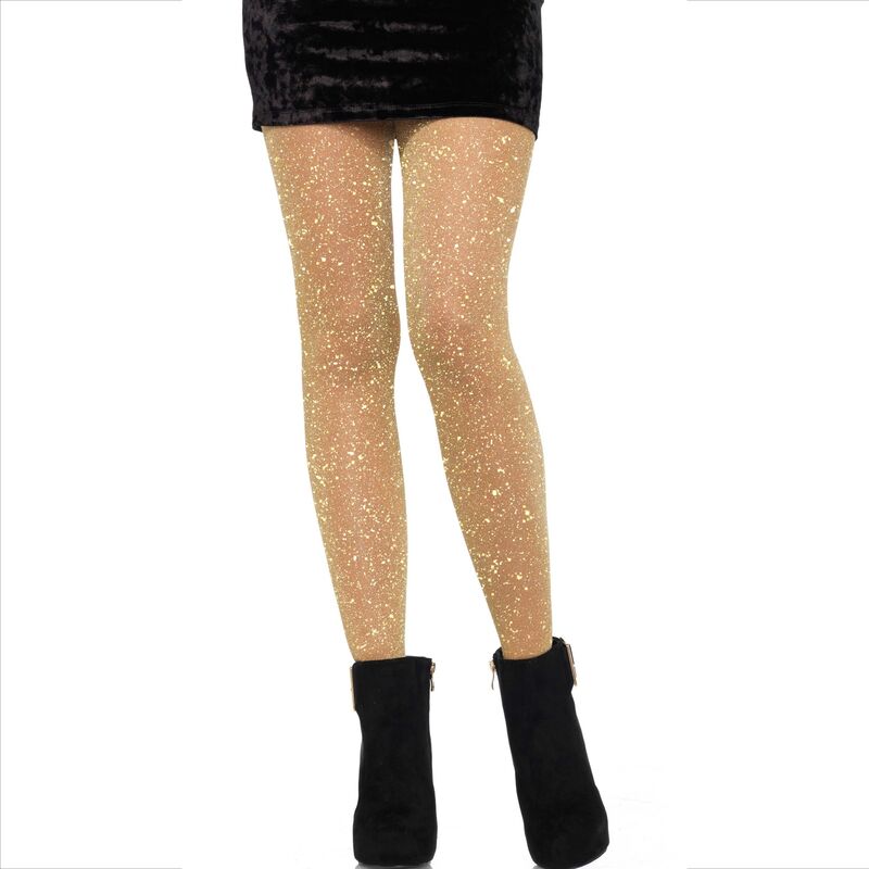 Imagen que nos facilita LEG AVENUE HOSIERY de su producto erótico LEG AVENUE - MEDIAS TRANSPARENTES DORADAS para nuestra categoría "MODA & LENCERÍA|Lencería Mujer|Lencería Sexy|Medias".