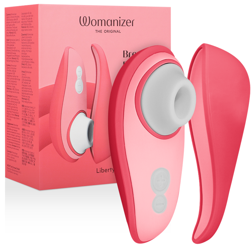 Imagen que nos facilita WOMANIZER de su producto erótico WOMANIZER - LIBERTY 2 ESTIMULADOR & SUCCIONADOR CLITORIS ROSA para nuestra categoría "JUGUETES BIENESTAR |Juguetes para Mujeres|Estimuladores|Succionadores con vibración".