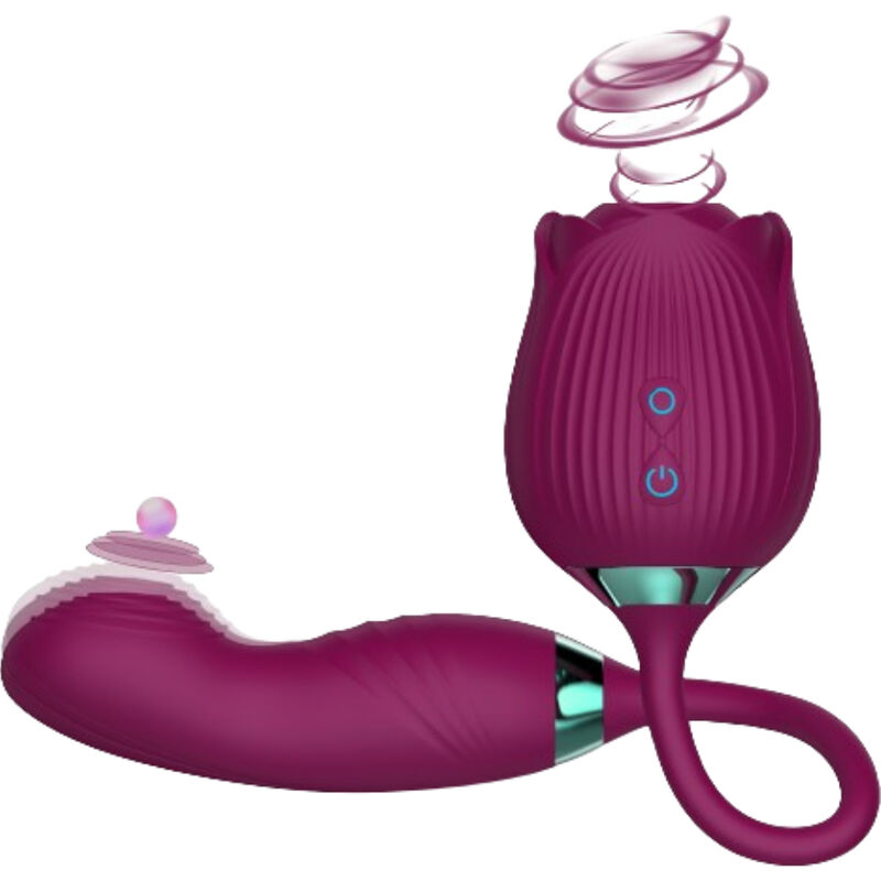 Imagen que nos facilita ARMONY STIMULATORS de su producto erótico ARMONY - DELIGHT FLOWER SUCCIONADOR & BUMPING VIOLETA para nuestra categoría "JUGUETES BIENESTAR |Juguetes para Mujeres|Estimuladores|Succionadores con vibración".