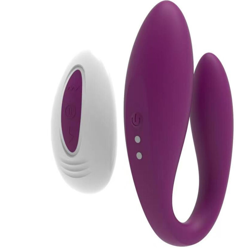 Imagen que nos facilita ARMONY FOR COUPLES de su producto erótico ARMONY - KITTY VIBRADOR PARA PAREJAS CONTROL REMOTO VIOLETA para nuestra categoría "JUGUETES BIENESTAR |Vibradores|Vibrador Parejas U".