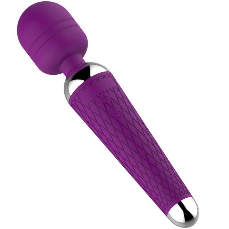 Imagen que nos facilita ARMONY MASSAGERS de su producto erótico ARMONY - MASAJEADOR & VIBRADOR CABEZA FLEXIBLE VIOLETA para nuestra categoría "JUGUETES BIENESTAR |Vibradores|Vibrador WAND".