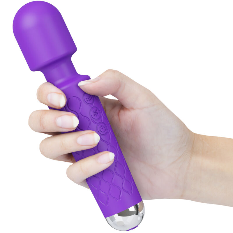 Imagen que nos facilita ARMONY MASSAGERS de su producto erótico ARMONY - MASAJEADOR & VIBRADOR VIOLETA para nuestra categoría "JUGUETES BIENESTAR |Vibradores|Vibrador WAND".