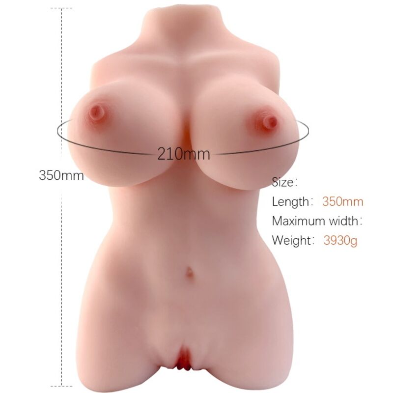 Imagen que nos facilita ARMONY FOR HIM de su producto erótico ARMONY - TORSO FEMENINO REALISTICO MODELO 3 para nuestra categoría "JUGUETES BIENESTAR |Muñec@s Tamaño Real".