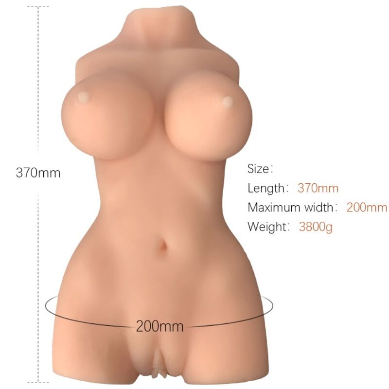 Imagen que nos facilita ARMONY FOR HIM de su producto erótico ARMONY - TORSO FEMENINO REALISTICO MODELO 7 para nuestra categoría "JUGUETES BIENESTAR |Muñec@s Tamaño Real".