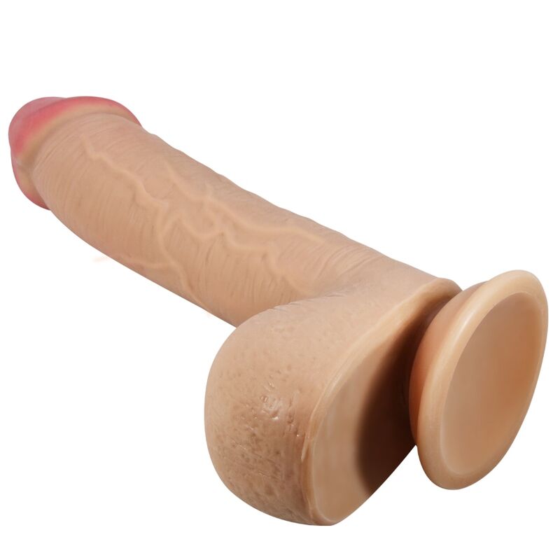 Imagen que nos facilita PRETTY LOVE HIGH GRADE de su producto erótico PRETTY LOVE - SLIDING SKIN SERIES DILDO REALÍSTICO CON VENTOSA PIEL DESLIZANTE NATURAL 23.4 CM para nuestra categoría "JUGUETES BIENESTAR |Dildos sin Vibración".