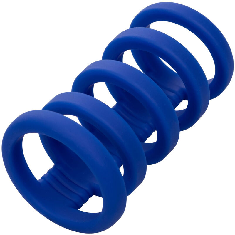 Imagen que nos facilita CALEXOTICS de su producto erótico CALEXOTICS - ADMIRAL JAULA XTREME PARA PENE AZUL para nuestra categoría "JUGUETES BIENESTAR |Juguetes para Hombres|Accesorios para el pene|Anillos Pene|Anillos Castidad".