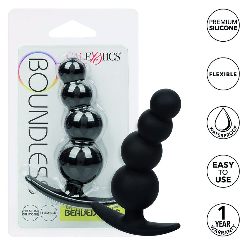 Imagen que nos facilita CALEXOTICS de su producto erótico CALEXOTICS - BOUNDLESS PLUG ANAL CUENTAS para nuestra categoría "JUGUETES BIENESTAR |Anal|Plugs Anales".