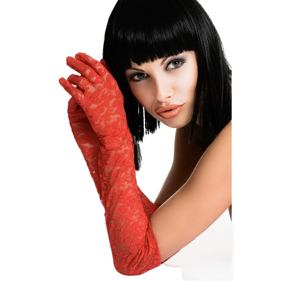 Imagen que nos facilita CHILIROSE ACCESORIES de su producto erótico CHILIROSE - CR 3071 GUANTES ROJO para nuestra categoría "MODA & LENCERÍA|Lencería Mujer|Accesorios|Guantes para lencería".