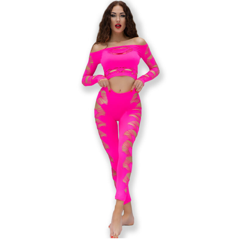 Imagen que nos facilita CHILIROSE SETS de su producto erótico CHILIROSE - CR 4632 TOP & PANTALON FUCSIA S/L para nuestra categoría "MODA & LENCERÍA|Lencería Mujer|Lencería Sexy|Top y parte inferior".