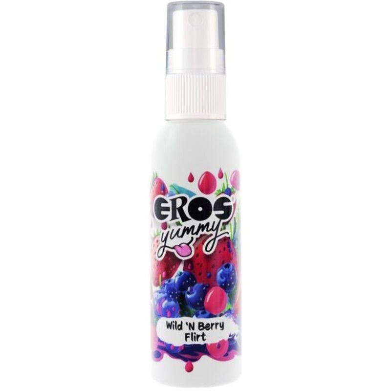 Imagen que nos facilita EROS CLASSIC LINE de su producto erótico EROS - YUMMY SPRAY CORPORAL WILD AND BERRY FLIRT 50 ML para nuestra categoría "DROGUERÍA |Para Masajes|Aceites con Sabores".