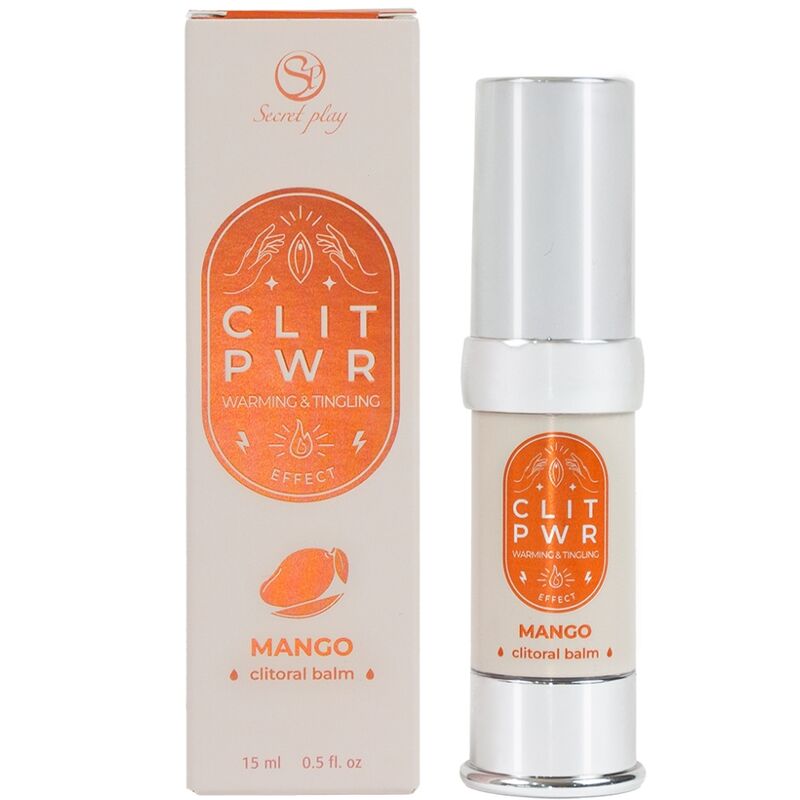 Imagen que nos facilita SECRETPLAY COSMETIC de su producto erótico SECRET PLAY - CLIT PWR BLSAMO DE CLITORIS MANGO para nuestra categoría "DROGUERÍA |Estimulantes para Ellas|Vibrador Líquido".