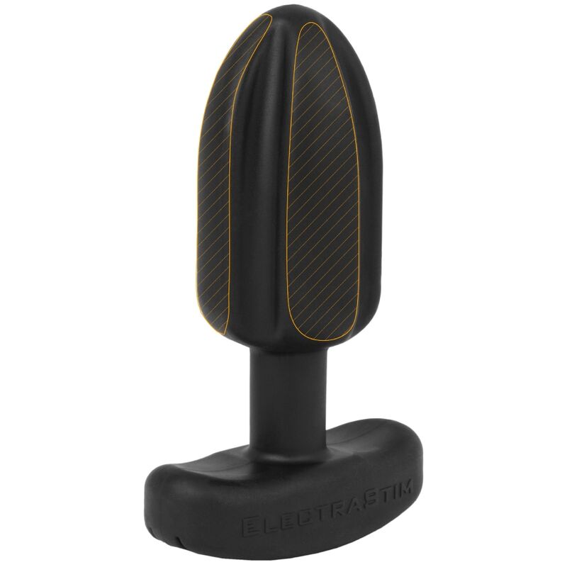 Imagen que nos facilita ELECTRASTIM de su producto erótico ELECTRASTIM - TARTARUS PLUG ANAL SILICONA QUADRIPOLAR NEGRO para nuestra categoría "BDSM & BONDAGE |Artículos BDSM|Plug Anal BDSM".