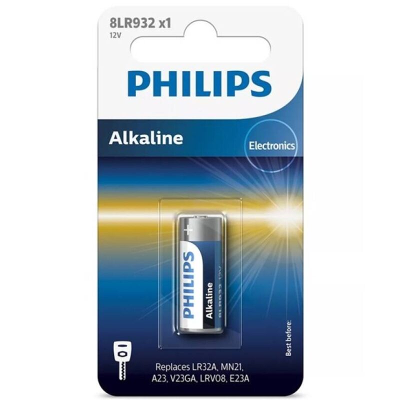 Imagen que nos facilita PHILLIPS de su producto erótico PHILIPS - PILA ALCALINA 12V LR23A MN21 8LR932 BLISTER*1 para nuestra categoría "ARTÍCULOS VARIOS|Pilas|Pilas Alcalinas".