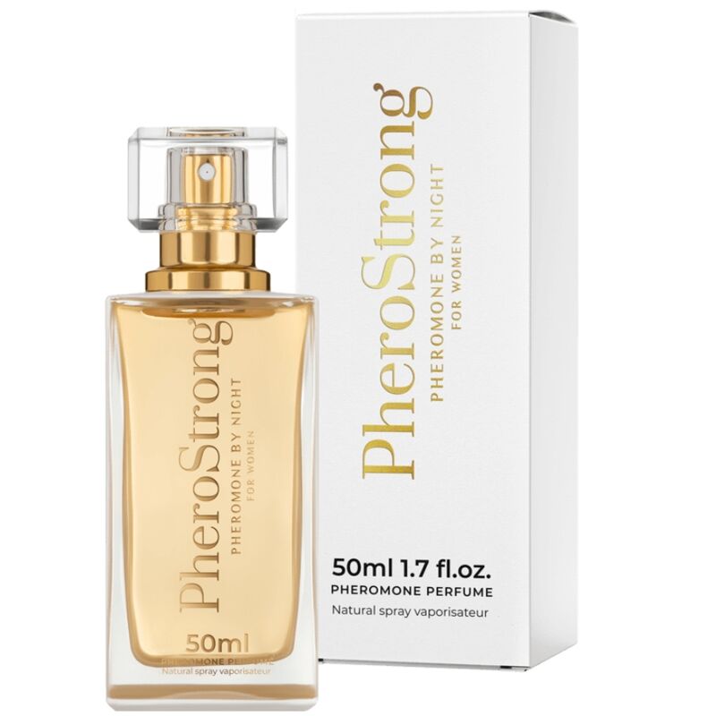 Imagen que nos facilita PHEROSTRONG de su producto erótico PHEROSTRONG - PERFUME CON FEROMONAS BY NIGHT PARA MUJER 50 ML para nuestra categoría "DROGUERÍA |Perfumes".