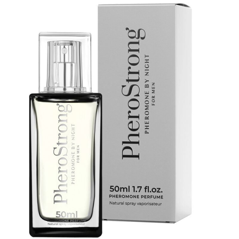 Imagen que nos facilita PHEROSTRONG de su producto erótico PHEROSTRONG - PERFUME CON FEROMONAS BY NIGHT PARA HOMBRE 50 ML para nuestra categoría "DROGUERÍA |Perfumes".