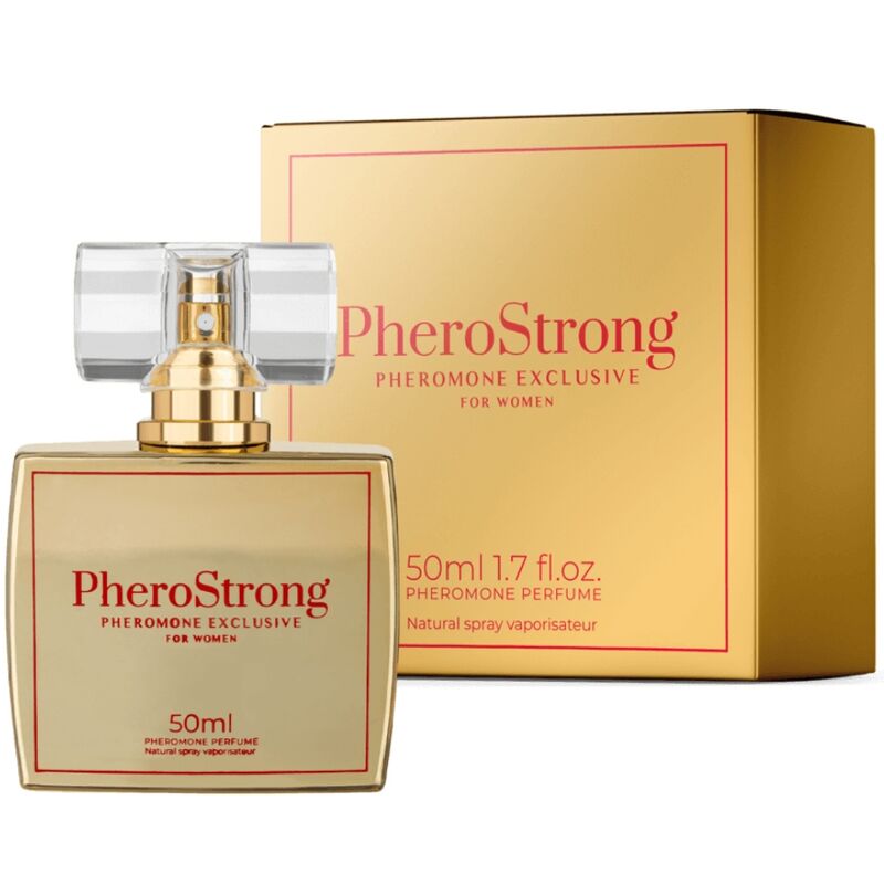 Imagen que nos facilita PHEROSTRONG de su producto erótico PHEROSTRONG - PERFUME CON FEROMONAS EXCLUSIVE PARA MUJER 50 ML para nuestra categoría "DROGUERÍA |Perfumes".