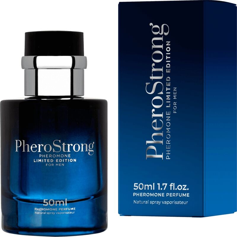 Imagen que nos facilita PHEROSTRONG de su producto erótico PHEROSTRONG - PERFUME CON FEROMONAS LIMITED EDITION PARA HOMBRE 50 ML para nuestra categoría "DROGUERÍA |Perfumes".