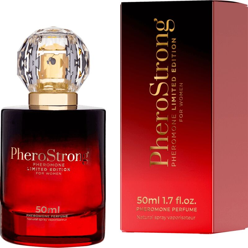 Imagen que nos facilita PHEROSTRONG de su producto erótico PHEROSTRONG - PERFUME CON FEROMONAS LIMITED EDITION PARA MUJER 50 ML para nuestra categoría "DROGUERÍA |Perfumes".