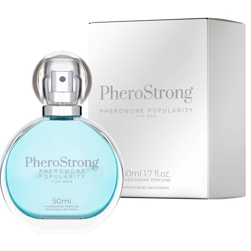 Imagen que nos facilita PHEROSTRONG de su producto erótico PHEROSTRONG - PERFUME CON FEROMONAS POPULARITY PARA HOMBRE 50 ML para nuestra categoría "DROGUERÍA |Perfumes".