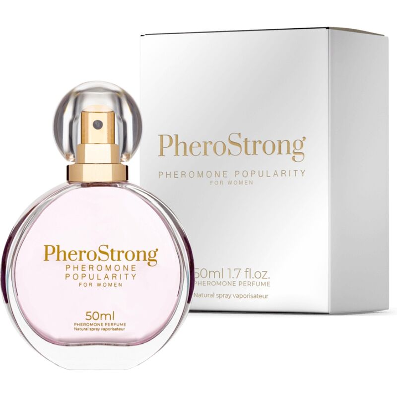 Imagen que nos facilita PHEROSTRONG de su producto erótico PHEROSTRONG - PERFUME CON FEROMONAS POPULARITY PARA MUJER 50 ML para nuestra categoría "DROGUERÍA |Perfumes".