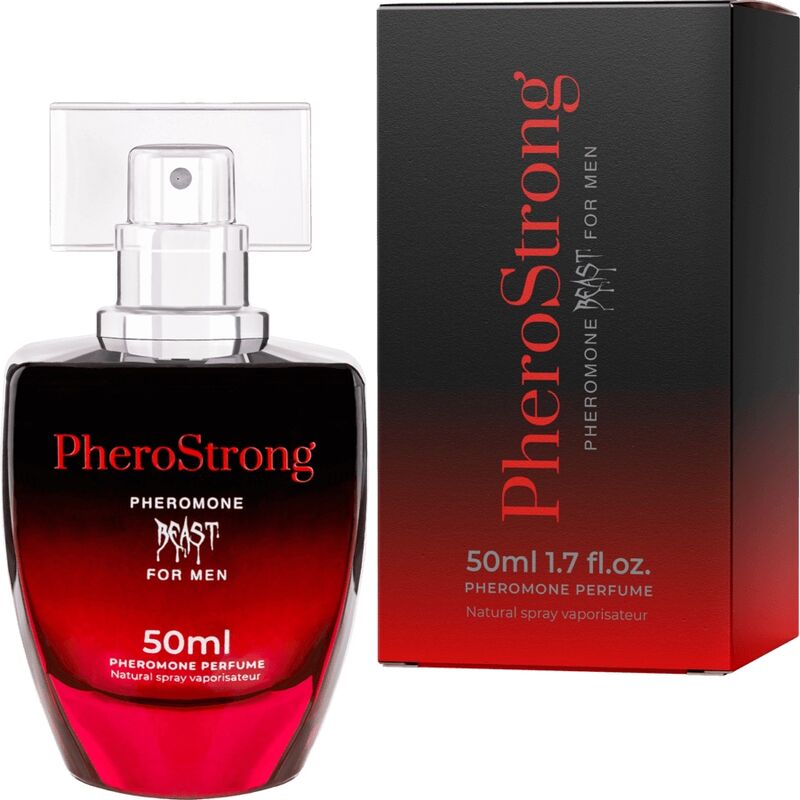 Imagen que nos facilita PHEROSTRONG de su producto erótico PHEROSTRONG - PERFUME CON FEROMONAS BEAST PARA HOMBRE 50 ML para nuestra categoría "DROGUERÍA |Perfumes".