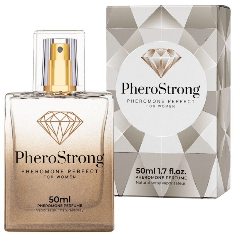 Imagen que nos facilita PHEROSTRONG de su producto erótico PHEROSTRONG - PERFUME CON FERONOMONAS PERFECT PARA MUJER 50 ML para nuestra categoría "DROGUERÍA |Perfumes".