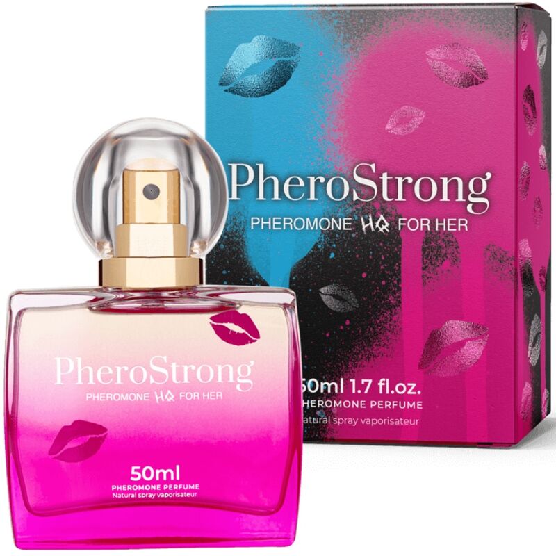 Imagen que nos facilita PHEROSTRONG de su producto erótico PHEROSTRONG - PERFUME CON FEROMONAS HQ PARA ELLA 50 ML para nuestra categoría "DROGUERÍA |Perfumes".