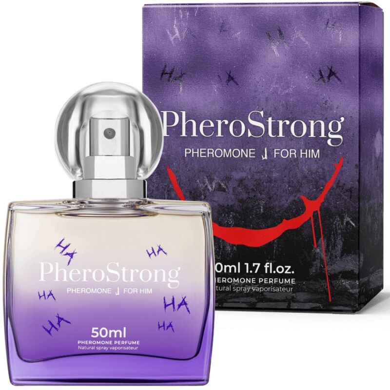 Imagen que nos facilita PHEROSTRONG de su producto erótico PHEROSTRONG - PERFUME CON FEROMONAS J PARA EL 50 ML para nuestra categoría "DROGUERÍA |Perfumes".