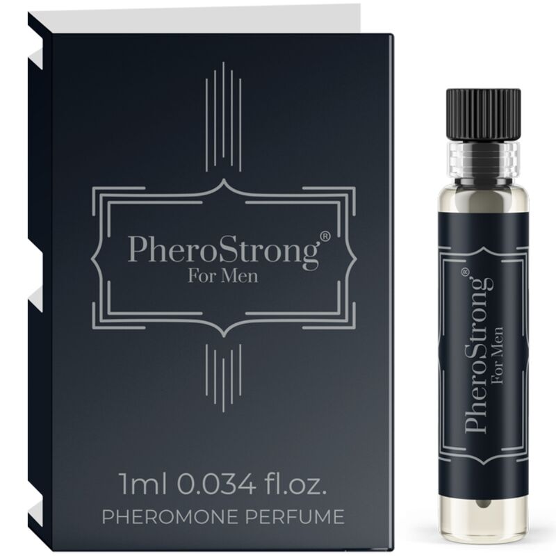 Imagen que nos facilita PHEROSTRONG de su producto erótico PHEROSTRONG - PERFUME CON FEROMONAS PARA HOMBRE 1 ML para nuestra categoría "DROGUERÍA |Perfumes".