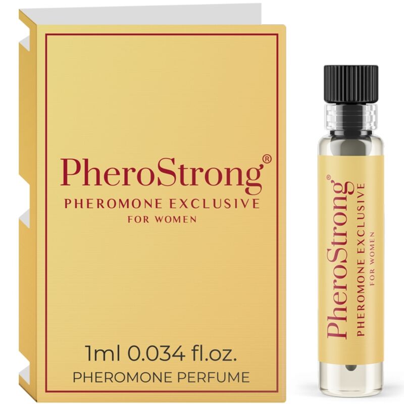 Imagen que nos facilita PHEROSTRONG de su producto erótico PHEROSTRONG - PERFUME CON FEROMONAS EXCLUSIVE PARA MUJER 1 ML para nuestra categoría "DROGUERÍA |Perfumes".