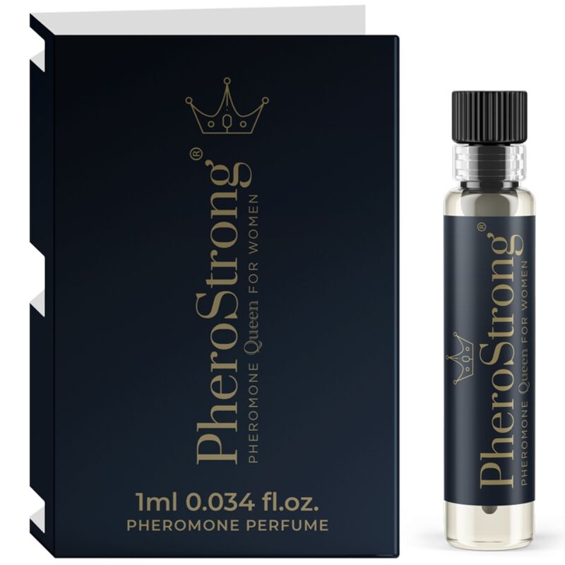 Imagen que nos facilita PHEROSTRONG de su producto erótico PHEROSTRONG - PERFUME CON FEROMONAS QUEEN PARA MUJER 1 ML para nuestra categoría "DROGUERÍA |Perfumes".