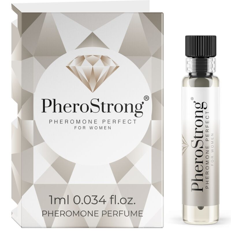 Imagen que nos facilita PHEROSTRONG de su producto erótico PHEROSTRONG - PERFUME FEROMONAS PERFECT PARA MUJER 1 ML para nuestra categoría "DROGUERÍA |Perfumes".