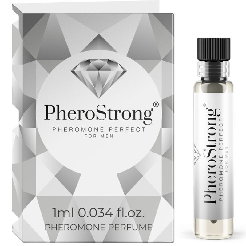 Imagen que nos facilita PHEROSTRONG de su producto erótico PHEROSTRONG - PERFUME FEROMONAS PERFECT PARA HOMBRE 1 ML para nuestra categoría "DROGUERÍA |Perfumes".