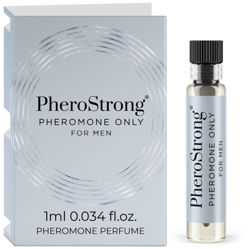 Imagen que nos facilita PHEROSTRONG de su producto erótico PHEROSTRONG - PERFUME CON FEROMONAS ONLY PARA HOMBRE 1 ML para nuestra categoría "DROGUERÍA |Perfumes".