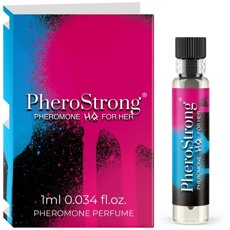 Imagen que nos facilita PHEROSTRONG de su producto erótico PHEROSTRONG - PERFUME CON FEROMONAS HQ PARA ELLA 1 ML para nuestra categoría "DROGUERÍA |Perfumes".