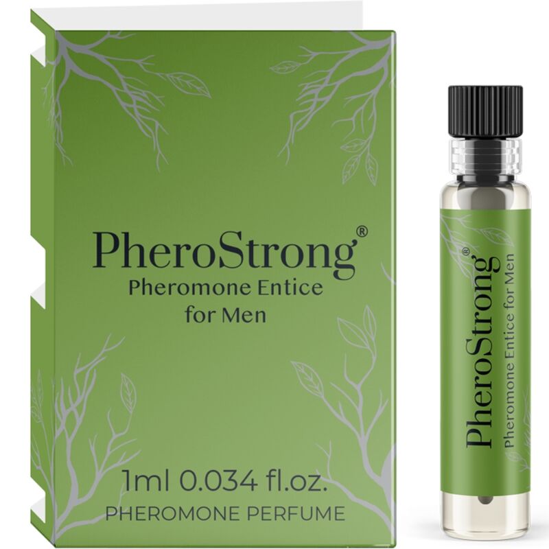 Imagen que nos facilita PHEROSTRONG de su producto erótico PHEROSTRONG - PERFUME CON FEROMONAS ENTICE PARA HOMBRE 1 ML para nuestra categoría "DROGUERÍA |Perfumes".