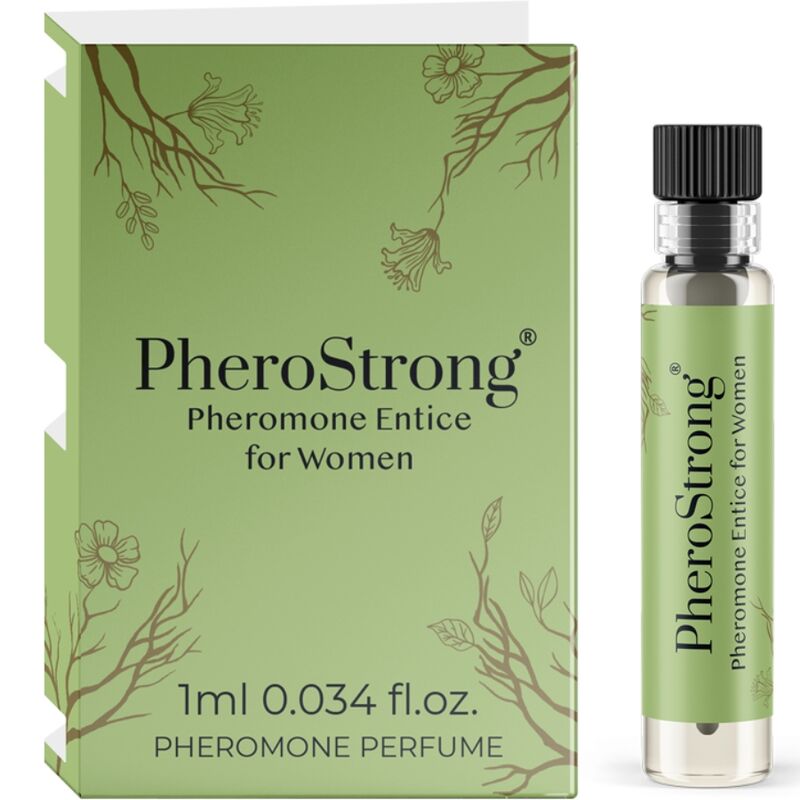 Imagen que nos facilita PHEROSTRONG de su producto erótico PHEROSTRONG - PERFUME CON FEROMONAS ENTICE PARA MUJER 1 ML para nuestra categoría "DROGUERÍA |Perfumes".