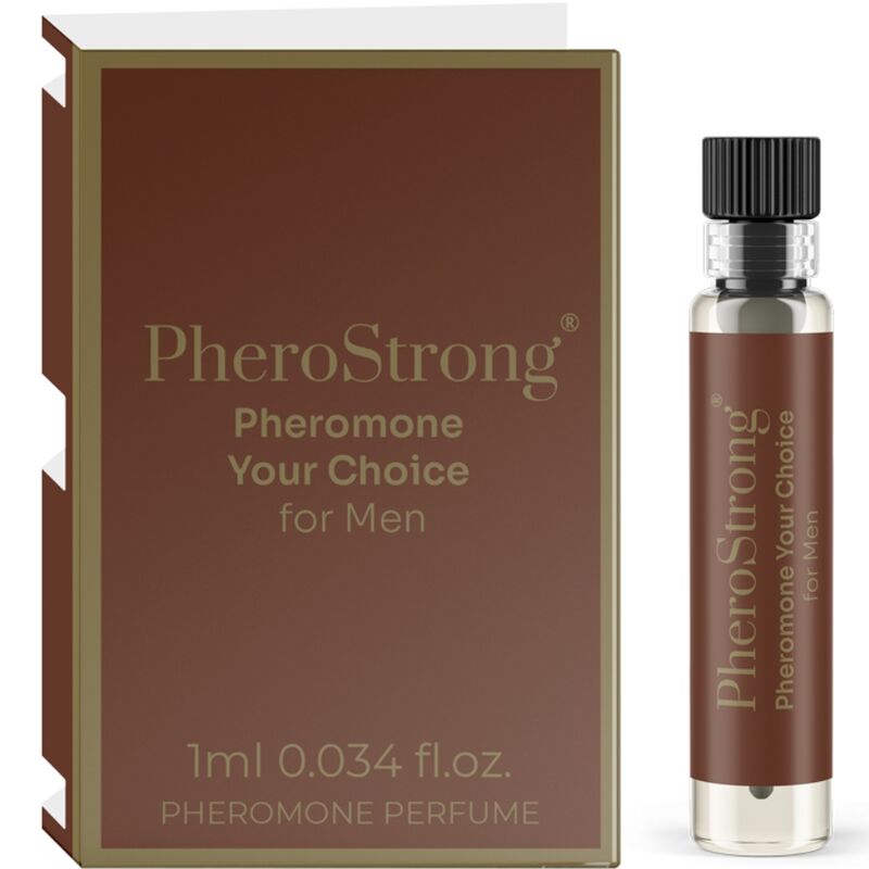 Imagen que nos facilita PHEROSTRONG de su producto erótico PHEROSTRONG - PERFUME CON FEROMONAS YOUR CHOICE PARA HOMBRE 1 ML para nuestra categoría "DROGUERÍA |Perfumes".