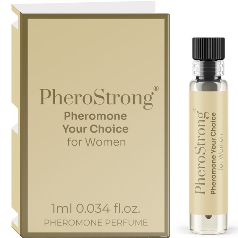 Imagen que nos facilita PHEROSTRONG de su producto erótico PHEROSTRONG - PERFUME CON FEROMONAS YOUR CHOICE PARA MUJER 1 ML para nuestra categoría "DROGUERÍA |Perfumes".