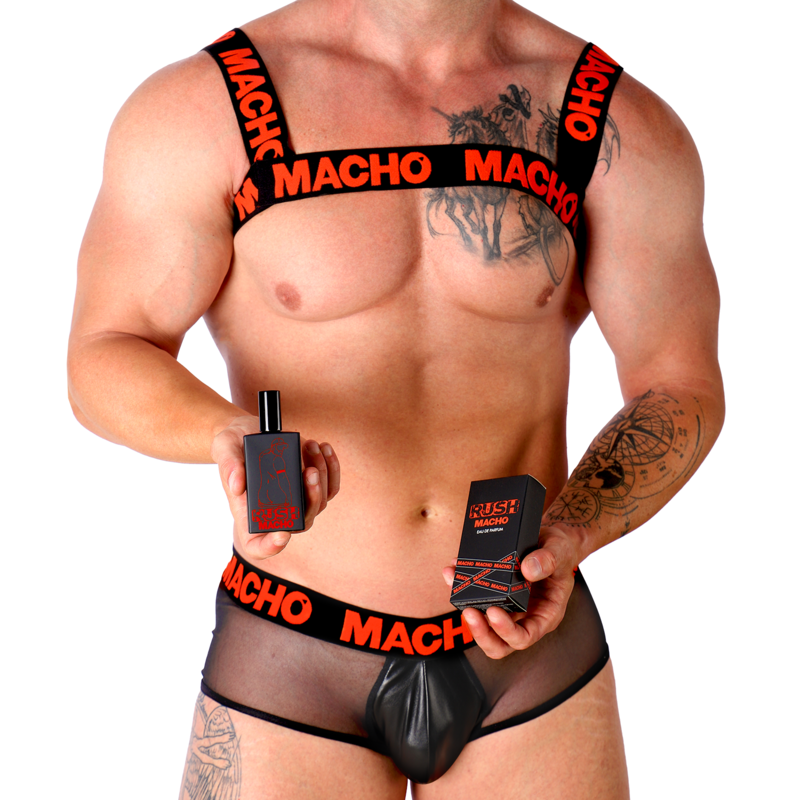 Imagen que nos facilita MACHO UNDERWEAR de su producto erótico MACHO - AGUA DE PERFUME RUSH 30 ML para nuestra categoría "DROGUERÍA |Perfumes".