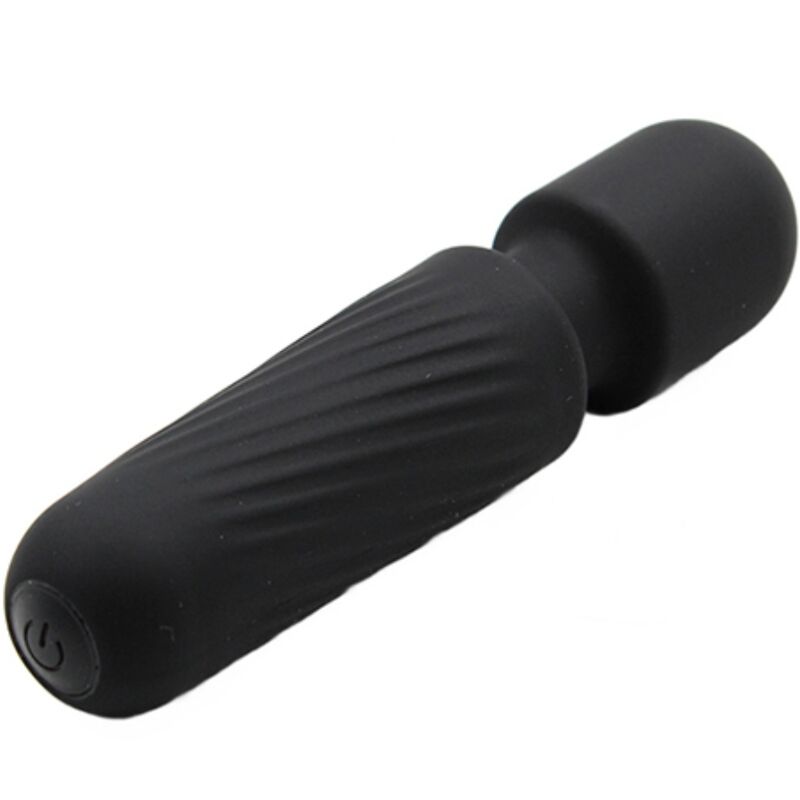 Imagen que nos facilita ARMONY MASSAGERS de su producto erótico ARMONY - YOUR MAGIC MASAJEADOR & VIBRADOR RECARGABLE 10 VIBRACIONES NEGRO para nuestra categoría "JUGUETES BIENESTAR |Vibradores|Vibrador WAND".