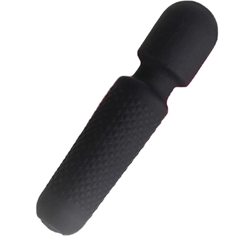 Imagen que nos facilita ARMONY MASSAGERS de su producto erótico ARMONY - YOUR MAGIC MASAJEADOR & VIBRADOR RECARGABLE 10 VIBRACIONES SILICONA NEGRO para nuestra categoría "JUGUETES BIENESTAR |Vibradores|Vibrador WAND".